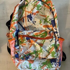 Artic Star Colorful Aquila 17”Abstract Backpack NWT side pockets